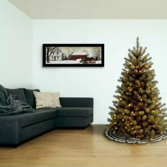 National Tree Company 5 ft. North Valley Spruce Tree with Clear Lights - Picture 3 of 3